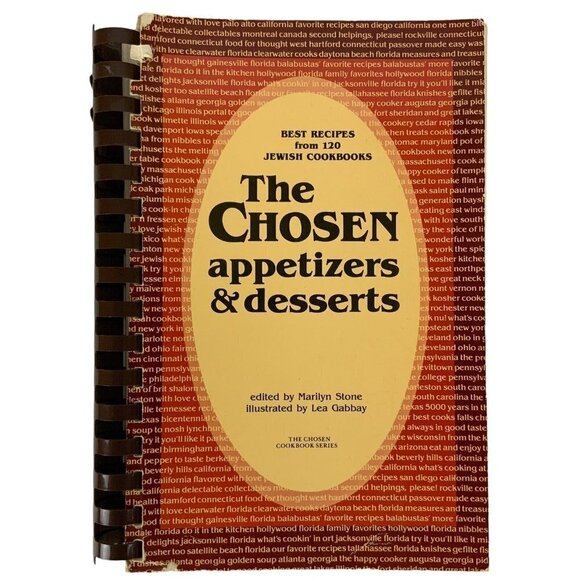 The Chosen Appetizers & Desserts Best Recipes from 120 Jewish Cookbooks 1982 - Picture 1 of 14